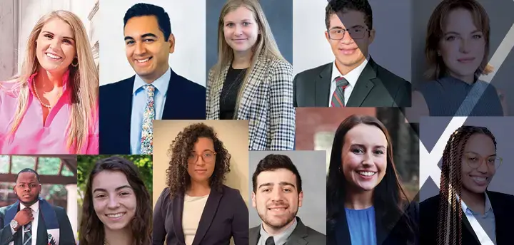 Picture collage of students.  