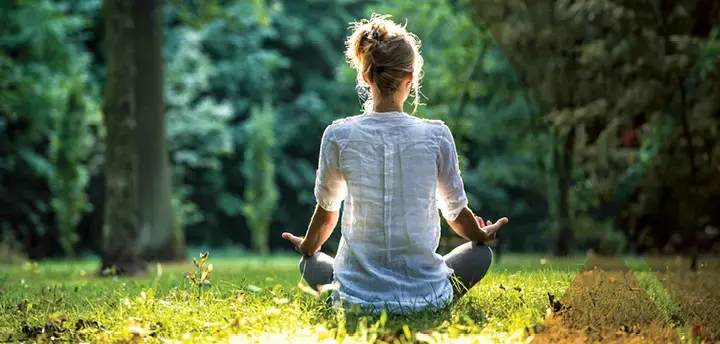 Outdoor meditation